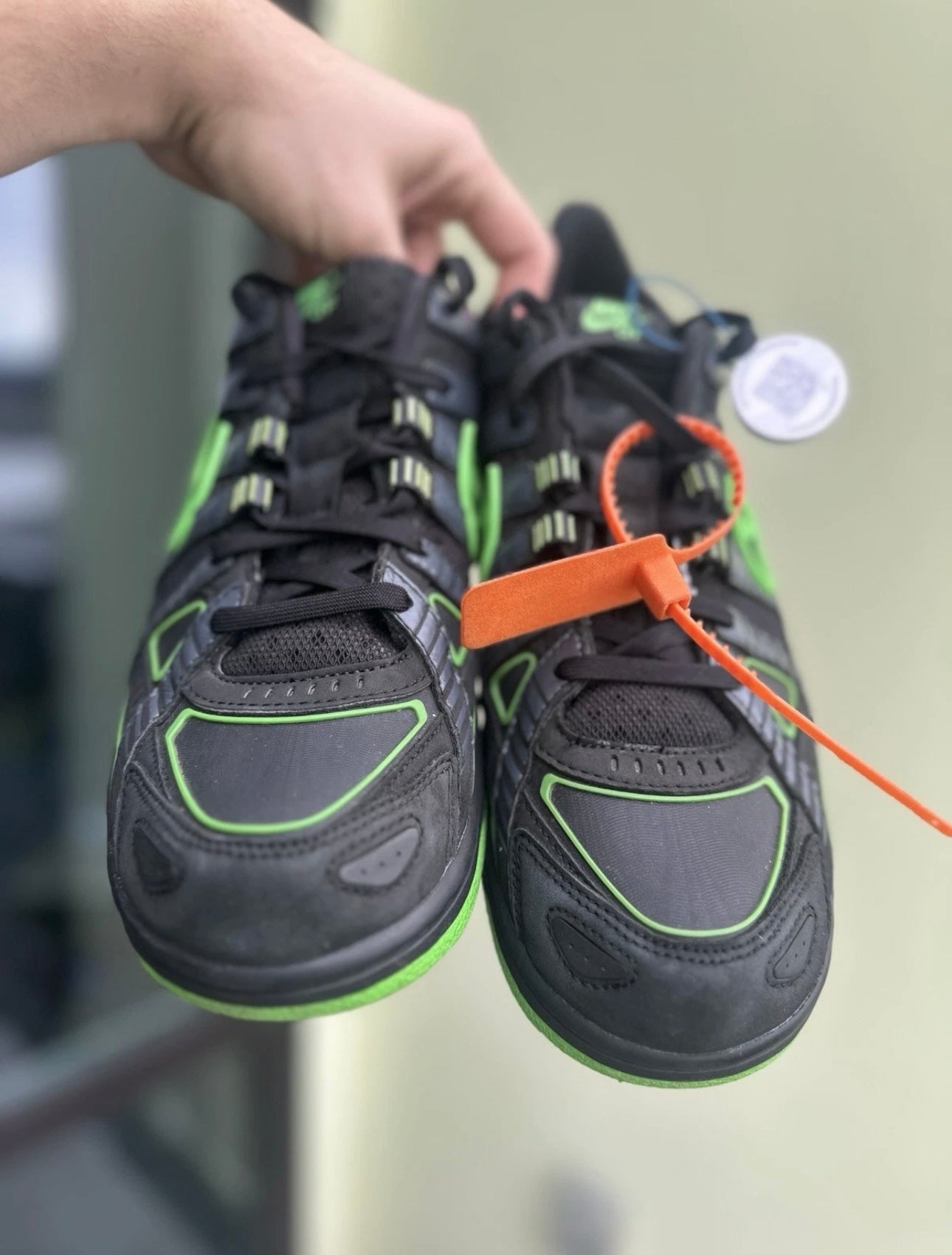 Nike Air Rubber Dunk x Off White Green Strike