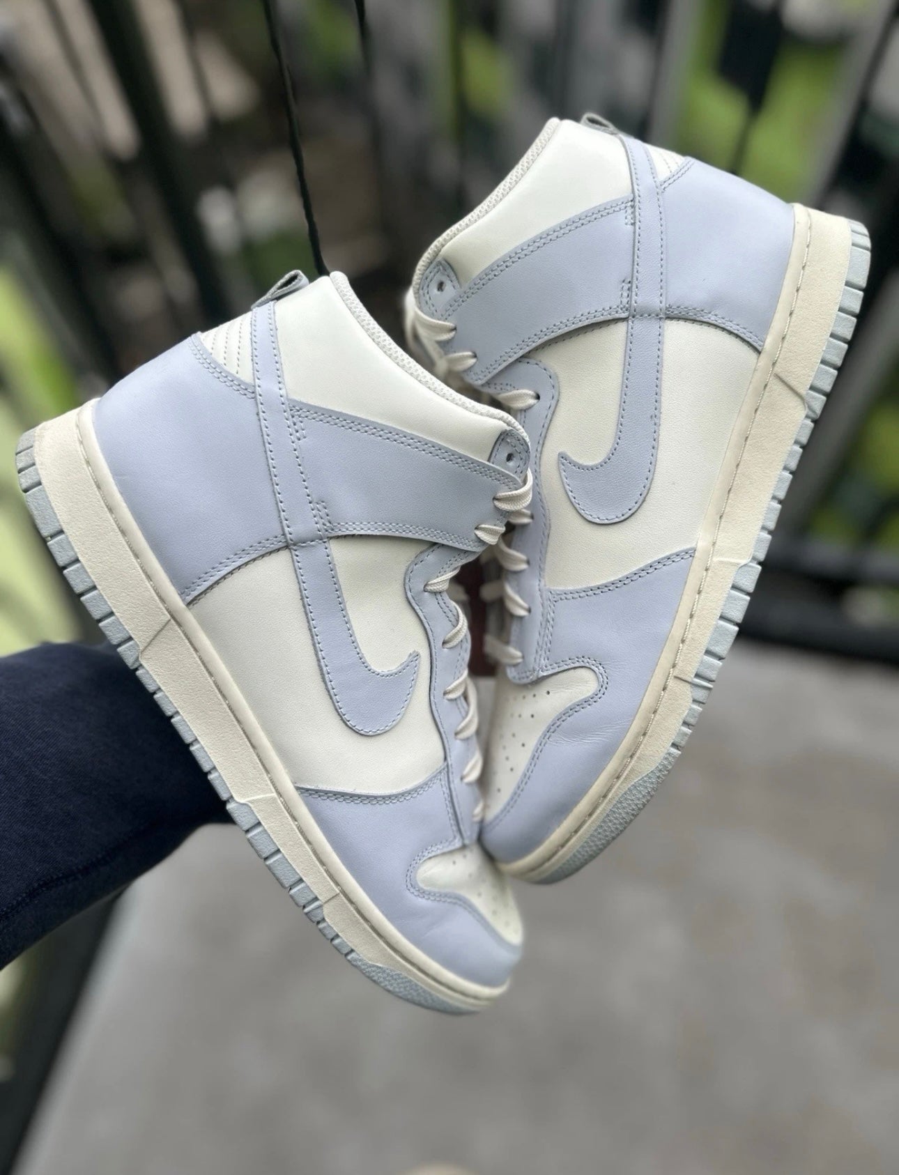 Nike Dunk High Sail Football Grey W