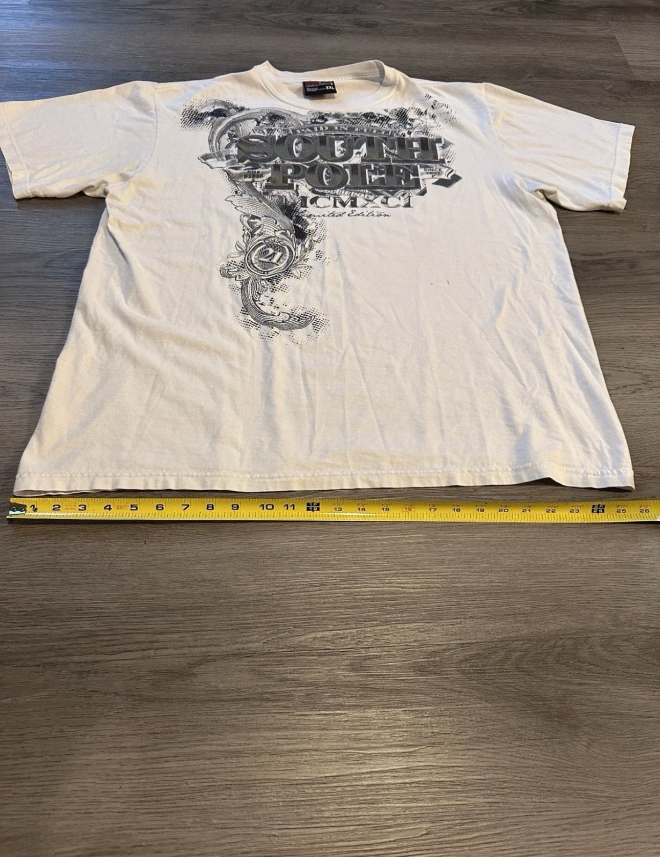 Southpole Paid in Full Rhinestone Puff-print Tee