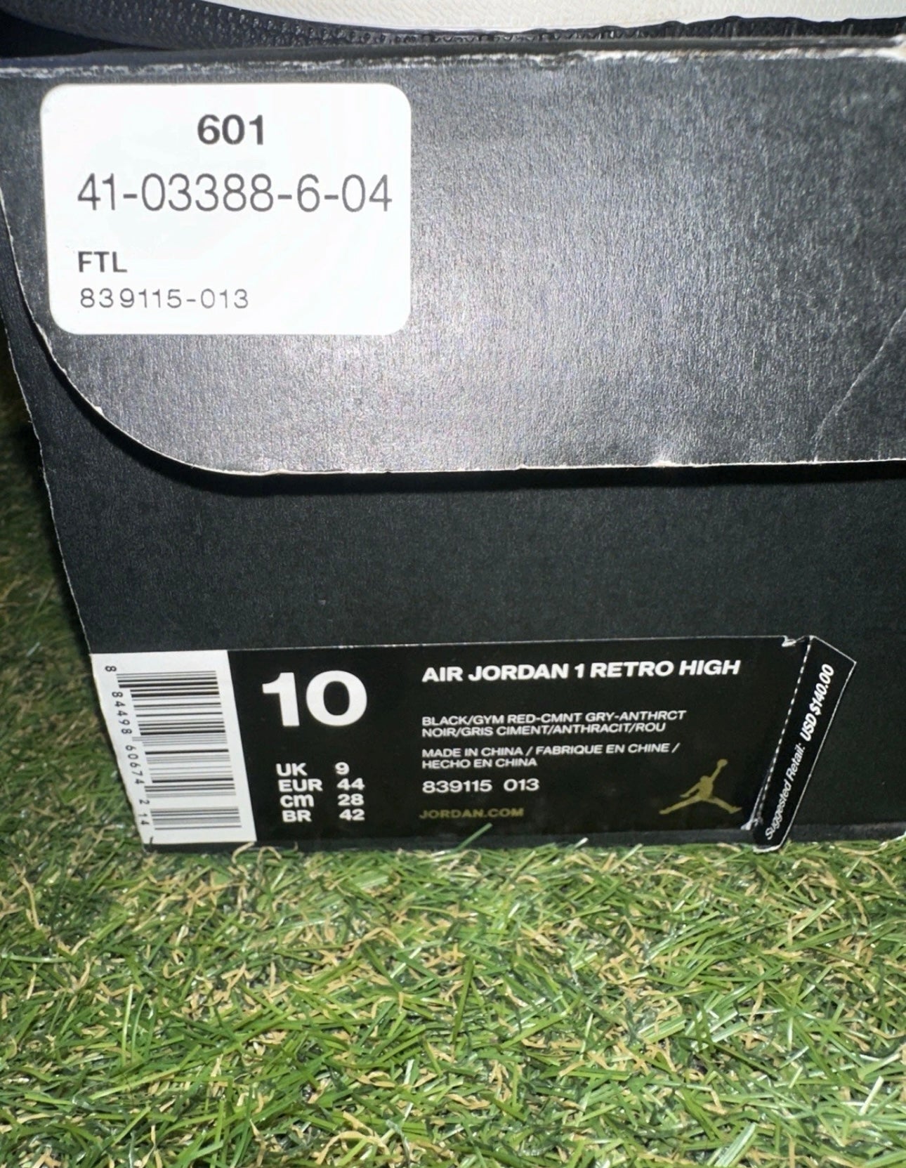 Jordan 1 High Un-Supreme Black Elephant