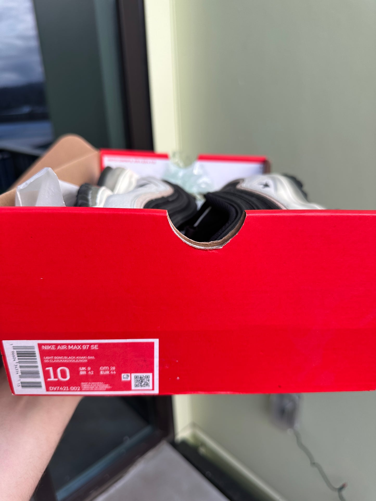 Nike Air Max 97 Light Bone Khaki Black