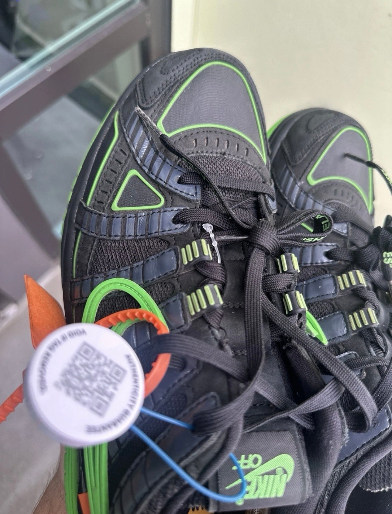 Nike Air Rubber Dunk x Off White Green Strike