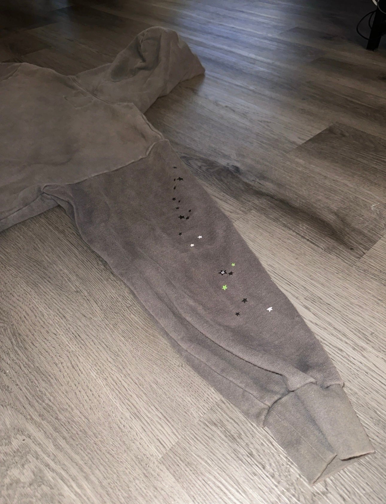 Sp5der Punk V2 Slate Grey Hoodie