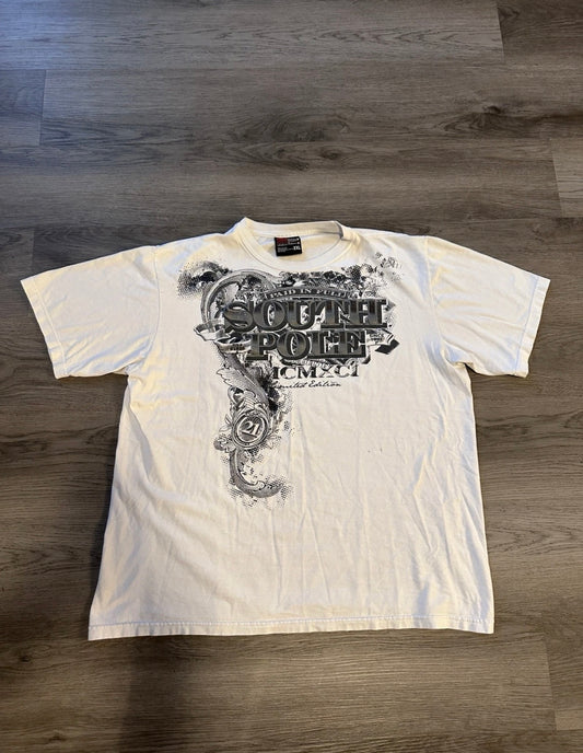 Southpole Paid in Full Rhinestone Puff-print Tee