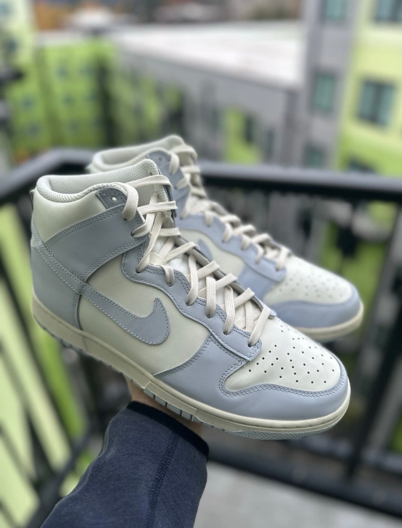 Nike Dunk High Sail Football Grey W