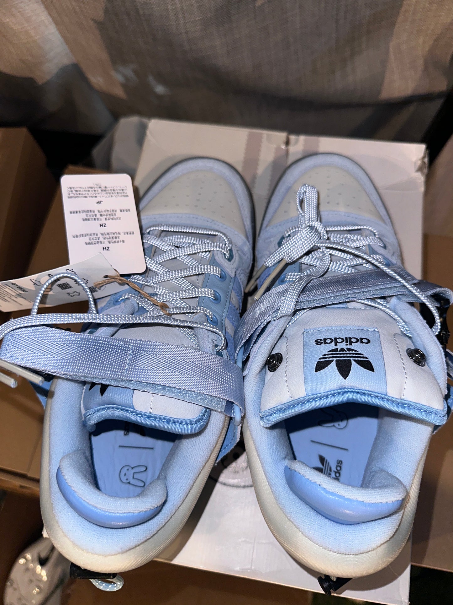 Adidas Forum Buckle Bad Bunny Blue Tint