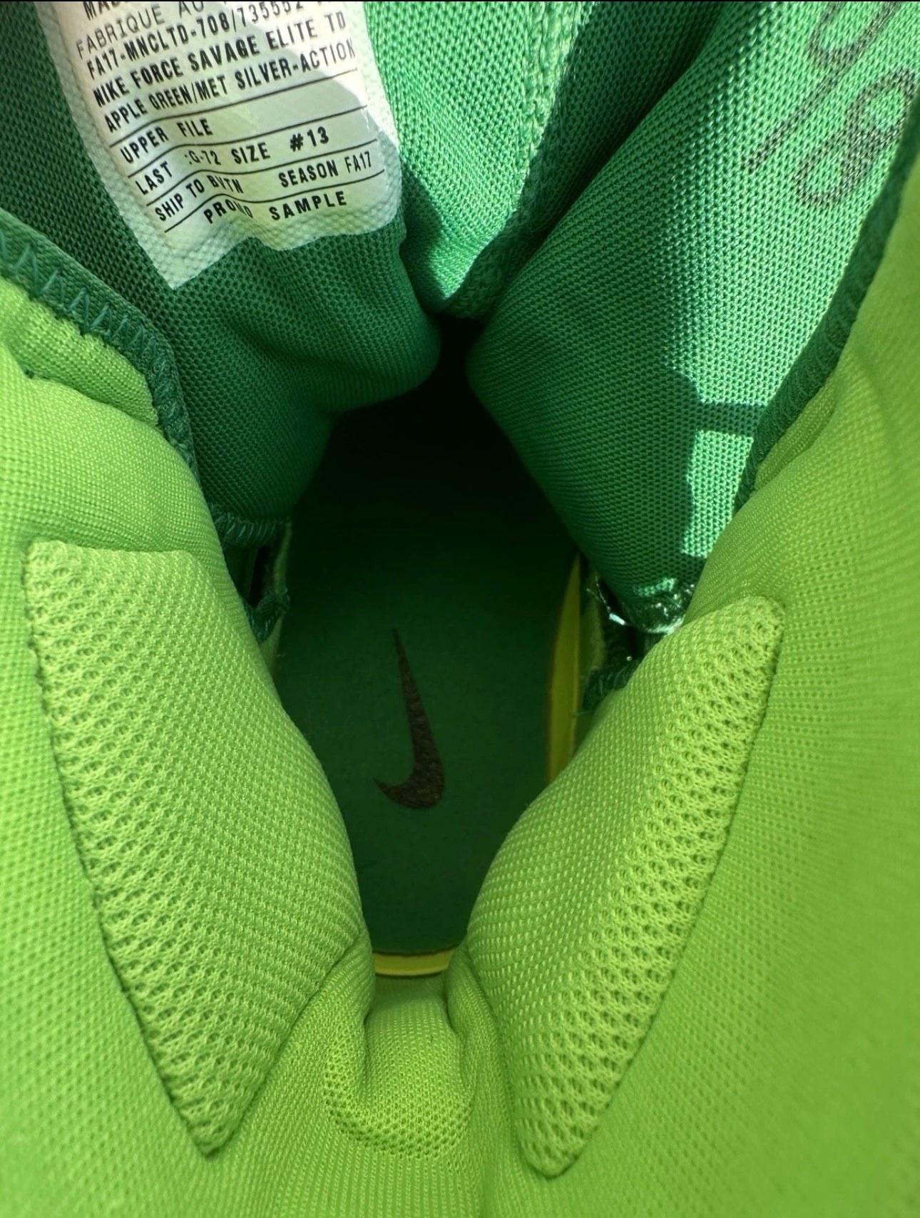 Nike Force Savage Pro Oregon PE Sample Cleat